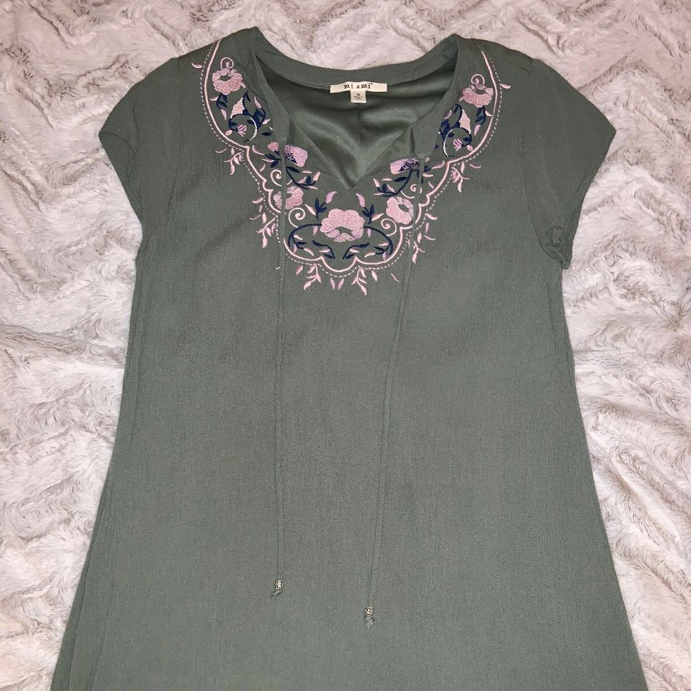 Olive Green Miami Dress
